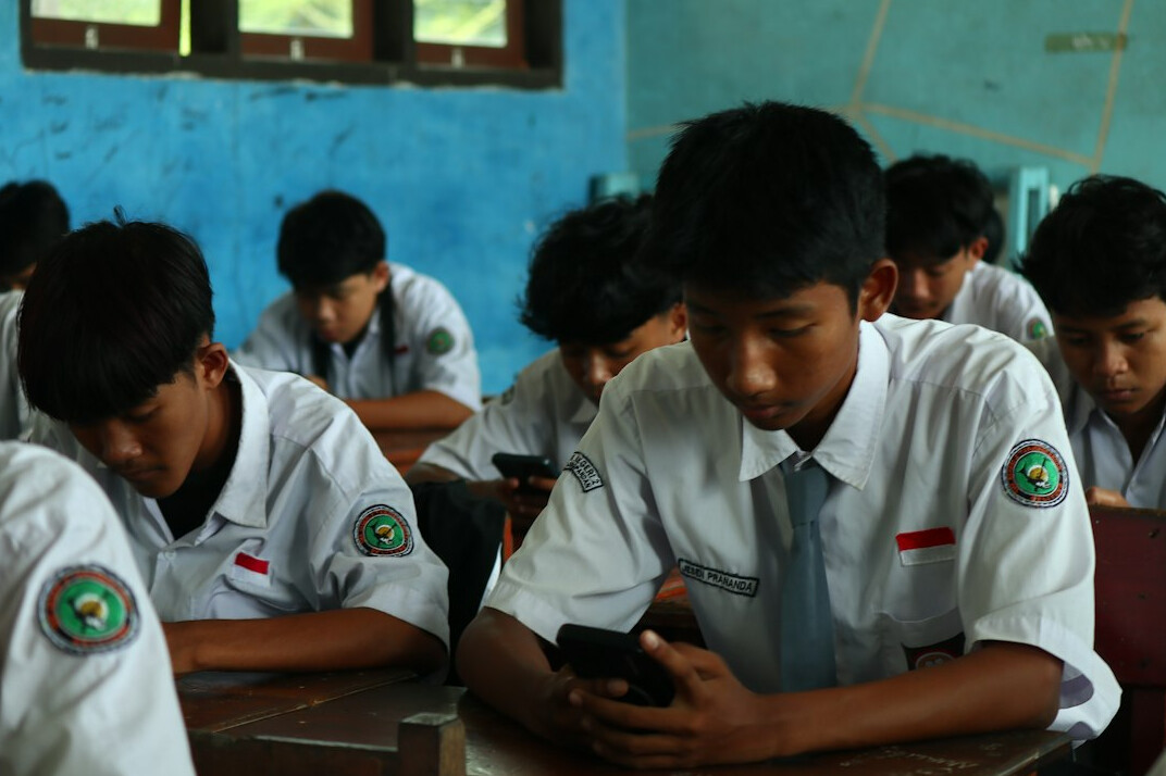 tech classroom with students